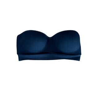 NWOT Auden Bandeau Bra Black Strapless Women's Size Small